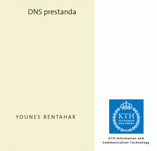 Bild av DNS Prestanda KTH Information